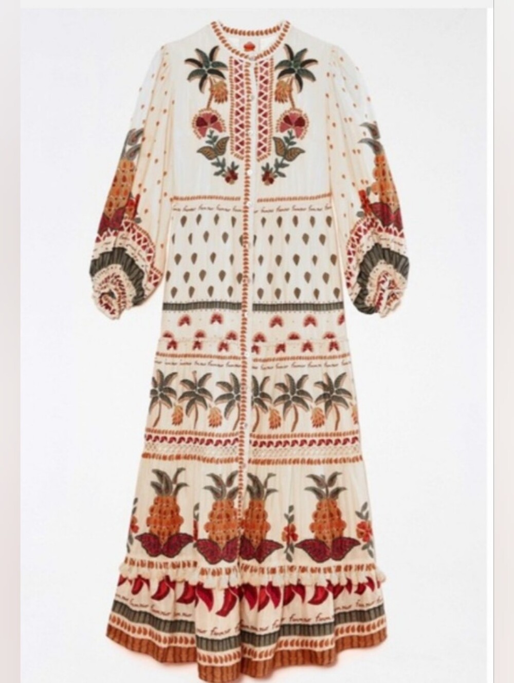 Off White Made In Brazil Maxi Dress - Picture 4 of 16